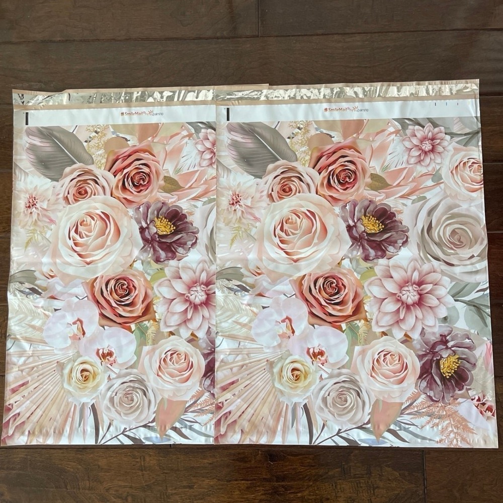 20 Pack - 19x24” XXL Boho Floral Poly Mailers